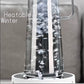Luxury Grey Glass Jug Set with 4 or 6 Drinking Glasses