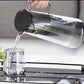 Luxury Grey Glass Jug Set with 4 or 6 Drinking Glasses