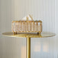Fluted Glass Tissue Box Holder - Handcrafted Multipurpose Holder for Home Decor