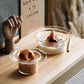Glass Dessert Bowl - Hat shaped
