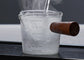 Glass Measurer and Tea Pan with Wooden Handle - 2 sizes (70ml and 400 ml)