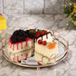 Luxury Metal Tray - Round - 12 inch