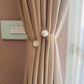 Luxury Gold Curtain Tieback with Pearl & Stone - Expandable Metal