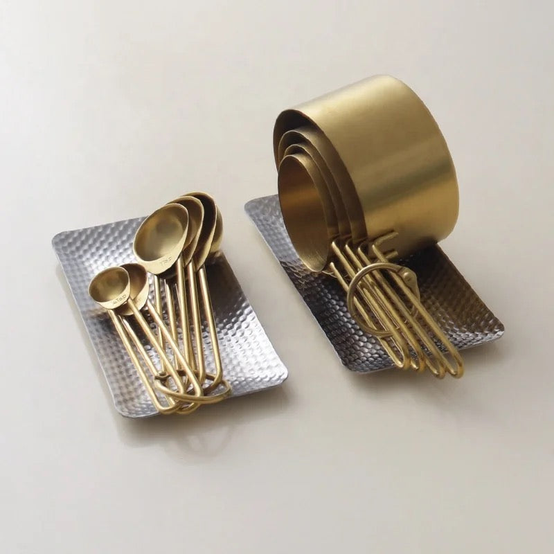 Gold Kitchen Accessories - Set of 4 Measuring Spoons