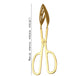 Bread & Pastry Scissors Tong - Gold & Silver - Gourmet Dining Essential