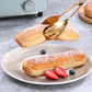 Bread & Pastry Scissors Tong - Gold & Silver - Gourmet Dining Essential