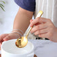 Soup Spoons - Silver & Gold - Set of 4