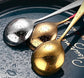 Soup Spoons - Silver & Gold - Set of 4