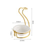 Stand for Serving Spoon - Gold & Silver - Single (Ceramic Bowl included)