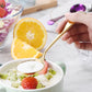 Soup Spoons - Silver & Gold - Set of 4
