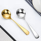 Soup Spoons - Silver & Gold - Set of 4