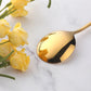 Soup Spoons - Silver & Gold - Set of 4