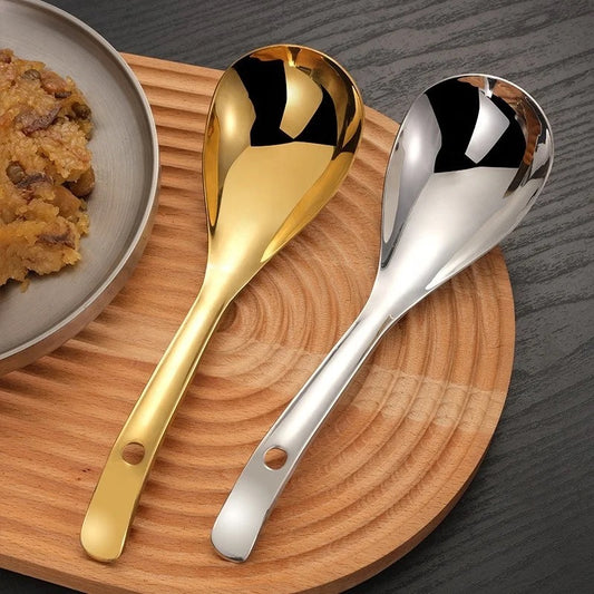 Gold Multipurpose Serving Spoon - Luxurious 304 Stainless Steel