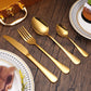 24-Piece Stainless Steel Cutlery Set - Luxurious Dining Essentials