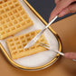 Dessert Knife and Fork Set - Set of 4 - Gold Stainless Steel