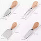 Luxury Cheese Knife Set of 4 – Stainless Steel with Wooden Handle | Gold & Silver Finish