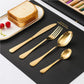 24-Piece Stainless Steel Cutlery Set - Luxurious Dining Essentials