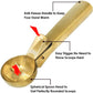 Gold Ice Cream Scooper with Lever – Stainless Steel