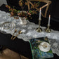 Table Runner with European Embroidery - 40x240 cm