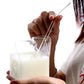 Borosilicate Glass Milk Carton Jar