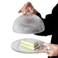 Dessert plate with dome cover for gourmet presentation