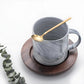 Set of 6 - Luxury Tea Dessert Coffee Spoons - Gold & Silver - 304 Grade Stainless Steel