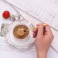 Set of 6 - Luxury Tea Dessert Coffee Spoons - Gold & Silver - 304 Grade Stainless Steel