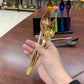 Sauce Drizzle Spoon with Spout – Gold & Silver | 304 Grade Plating Tool for Desserts & Dishes