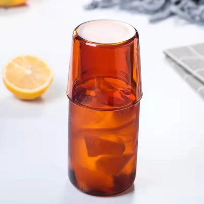 Bedside Carafe with Matching Glass | 3 Colors Available