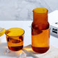 Bedside Carafe with Matching Glass | 3 Colors Available