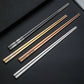 Designer Gold Stainless Steel Chopsticks with Travel Box