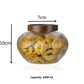 Borosilicate Glass Jars with Wooden Lid - Matka Ribbed Jar
