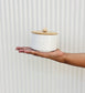 Luxury ceramic jar for nuts, dry fruits, condiments – Whites & Pastels