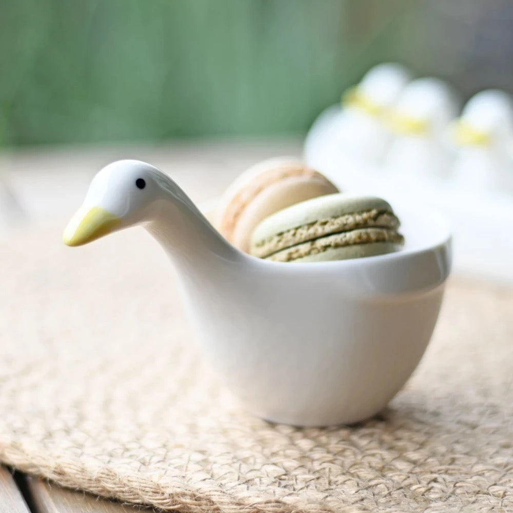 Creative Duck-Shaped Food Bowls – Medium & Large