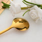 Set of 6 - Luxury Tea Dessert Coffee Spoons - Gold & Silver - 304 Grade Stainless Steel