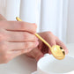 Set of 6 - Luxury Tea Dessert Coffee Spoons - Gold & Silver - 304 Grade Stainless Steel