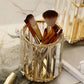 Cutlery Holder in Fluted Glass - Circular shape- Multipurpose Stand
