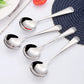 Soup Spoons - Silver & Gold - Set of 4