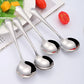 Soup Spoons - Silver & Gold - Set of 4