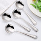 Soup Spoons - Silver & Gold - Set of 4