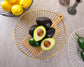 Elegant Gold Metal Fruit Basket
