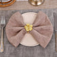 Gold Flower Napkin Rings – High-End Metal Finish, Perfect for Elegant Dining (Set of 4/6/8)
