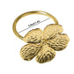 Gold Flower Napkin Rings – High-End Metal Finish, Perfect for Elegant Dining (Set of 4/6/8)