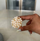 Gold Napkin Rings with Pearl & Stonework – Set of 4, 6, or 8