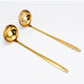 Serving Ladle & matching Slotted Ladle - Set of 2 - Gold & Silver