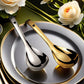 Gold Multipurpose Serving Spoon - Luxurious 304 Stainless Steel