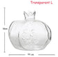 Borosilicate Glass Pomegranate Vase – for Elegant Home Decor & Dining