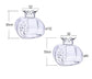 Borosilicate Glass Pomegranate Vase – for Elegant Home Decor & Dining