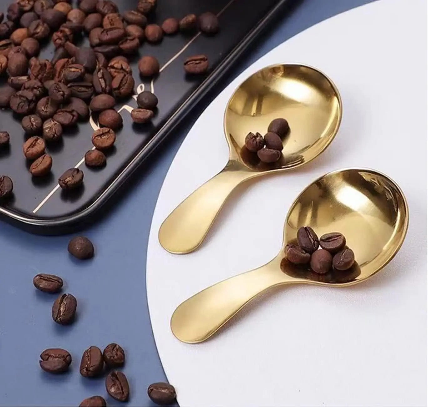 Mini Coffee Spoons for Jars - Set of 2 - Gold & Silver Option