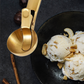 Gold Ice Cream Scooper with Lever – Stainless Steel